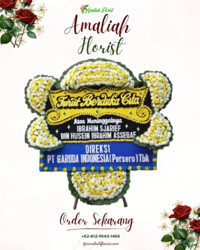 Papan Bunga Duka karang layung